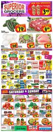 Superior Grocers Weekly Ad week 10 Page 1