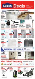 Lowe's Weekly Ad Page 1