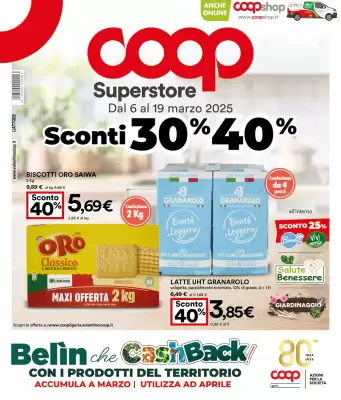 Volantino Coop Superstore (valido fino al 19-03)