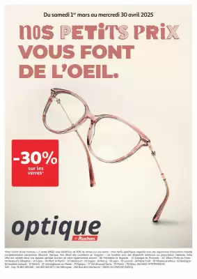 Catalogue optique Auchan (valable jusqu'au 30-04)