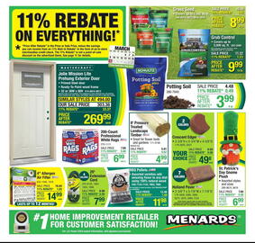 Menards Weekly Ad Page 1