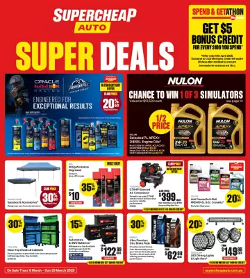 SuperCheap Auto catalogue (valid until 23-03)