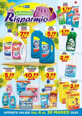 Volantino La Fonte del Risparmio (valido fino al 30-03)