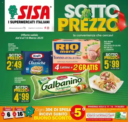 Volantino Sisa (valido fino al 16-03)