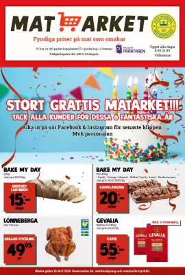 MatArket reklamblad (giltig till och med 16-03)