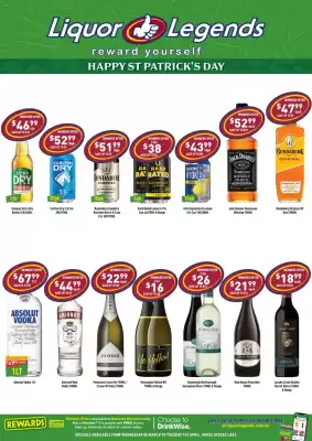 Liquor Legends catalogue (valid until 1-04)