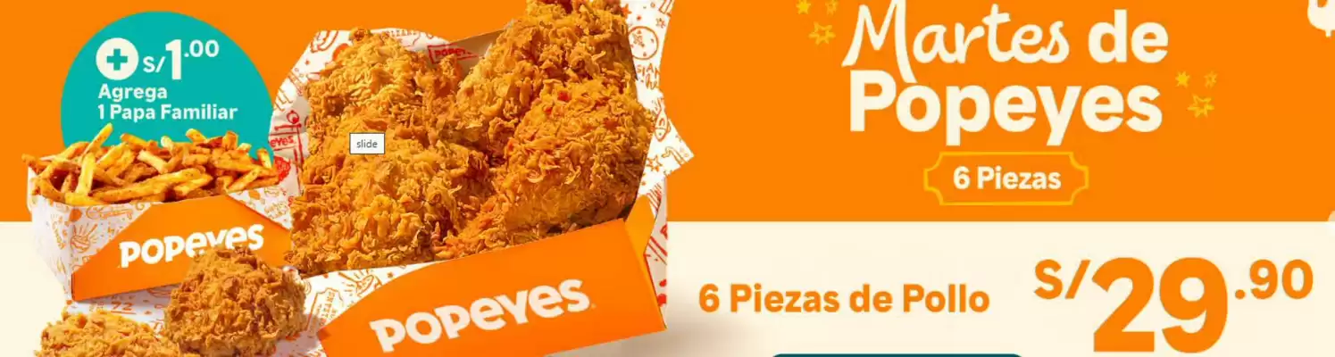 Catálogo Popeyes (válido hasta 25-03)