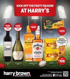 Harry Brown catalogue Page 1