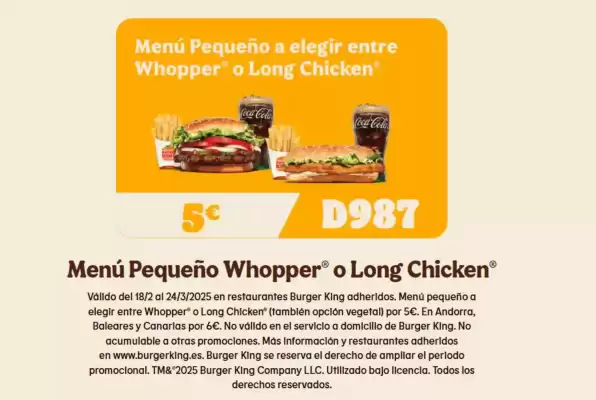 Folleto Burger King (válido hasta el 24-03)