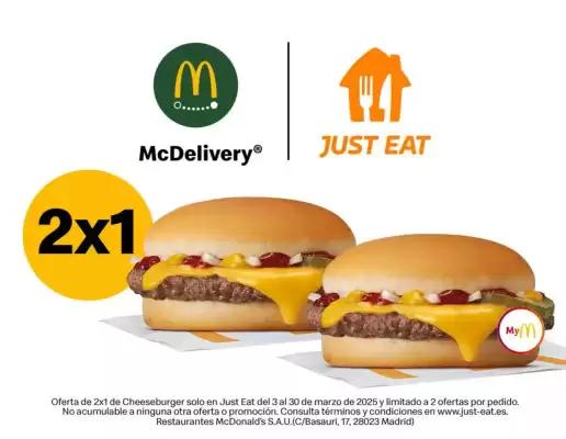 Folleto McDonald's (válido hasta el 30-03)