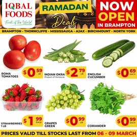 Iqbal Foods flyer week 10 Page 1