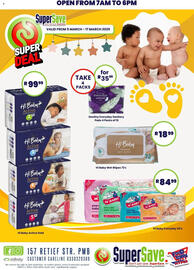 Super Save catalogue Page 1