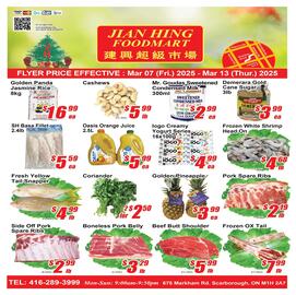 Jian Hing Supermarket flyer Page 1