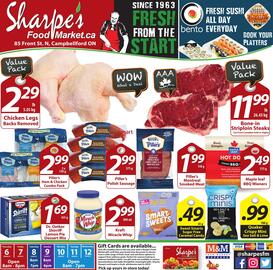 Sharpe's Food Market flyer Page 1