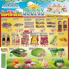 Sunny Food Mart flyer week 10 Page 1