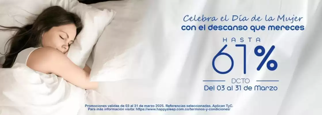 Catálogo Happy Sleep (válido hasta 12-03)