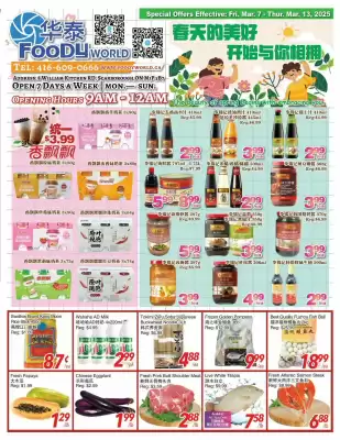 Foody World flyer (valid until 14-03)