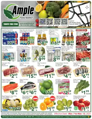 Ample Food Market flyer (valid until 13-03)