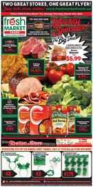 Fresh Market Foods flyer week 10 Page 1