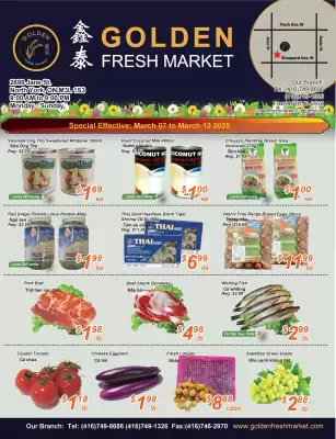 Golden Fresh Market flyer (valid until 13-03)