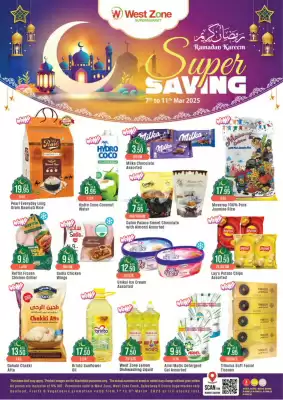 West Zone Supermarket catalogue (valid until 11-03)