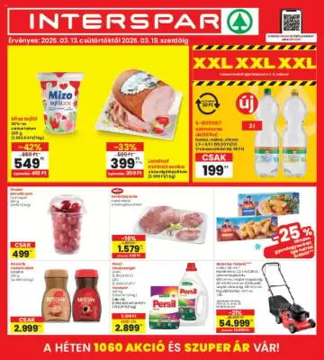 Interspar akciós újság (érvényes eddig: 19-03)