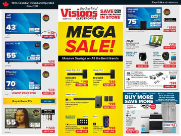 Visions Electronics flyer week 10 Page 1