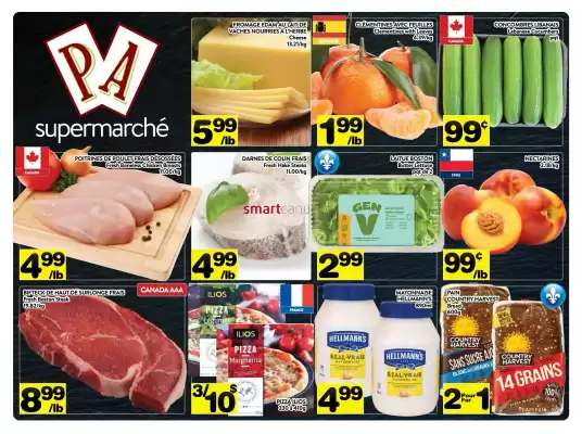 Supermarché PA flyer (valid until 16-03)