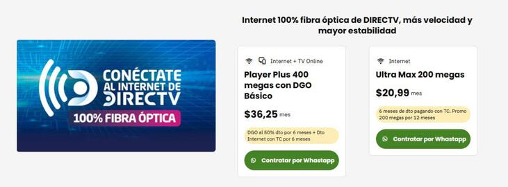 Catálogo DirecTV Página 1