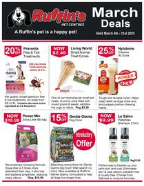 Ruffin's Pet Centre flyer Page 1