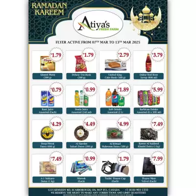 Atiya's Fresh Farm flyer (valid until 13-03)