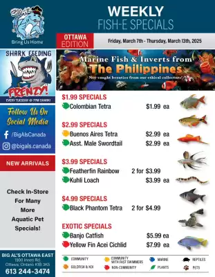 Big Al&#x27;s Pets flyer (valid until 13-03)