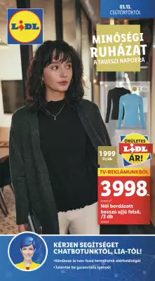 Lidl akciós újság (érvényes eddig: 19-03)