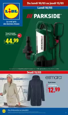 Catalogue Lidl (valable jusqu'au 13-03)