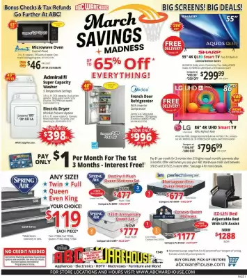 ABC Warehouse Weekly Ad (valid until 15-03)