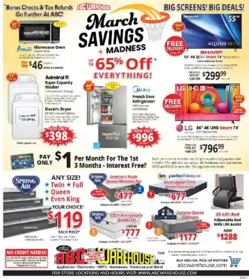 ABC Warehouse Weekly Ad (valid until 15-03)