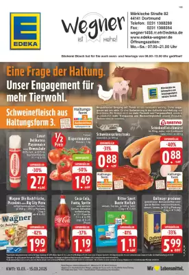 Edeka Wegner Prospekt (gültig bis 15-03)