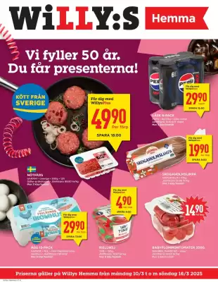 Willys Hemma reklamblad (giltig till och med 16-03)