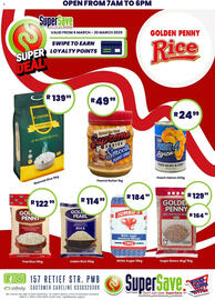 Super Save catalogue Page 1