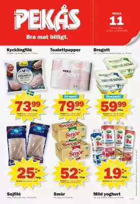 Pekås reklamblad (giltig till och med 15-03)