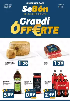 Volantino SeBón Supermercati (valido fino al 19-03)