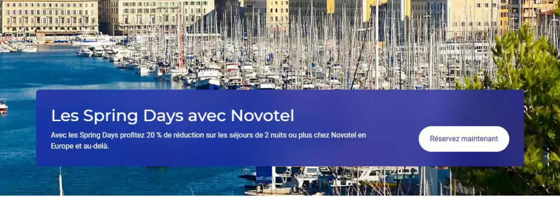 Catalogue Novotel (valable jusqu'au 23-03)