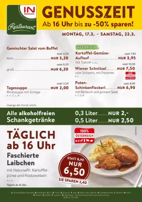 Interspar Restaurant Flugblatt (gültig bis 22-03)