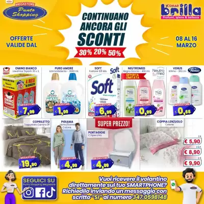 Volantino Punto Shopping Megastore (valido fino al 16-03)