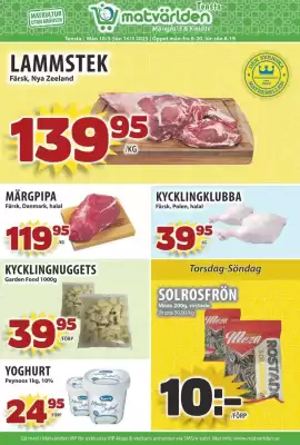 Matvärlden Tensta reklamblad (giltig till och med 16-03)