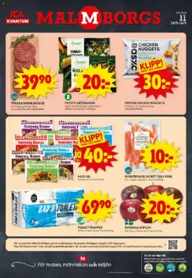 ICA Kvantum reklamblad (giltig till och med 16-03)