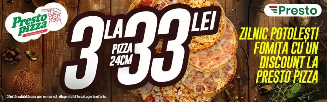 Catalog Presto Pizza (valid până la 17-03)