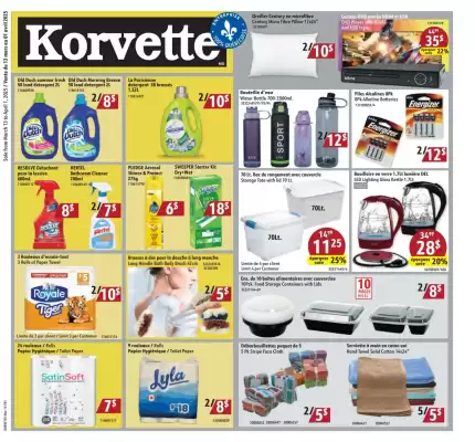 Korvette flyer (valid until 18-03)