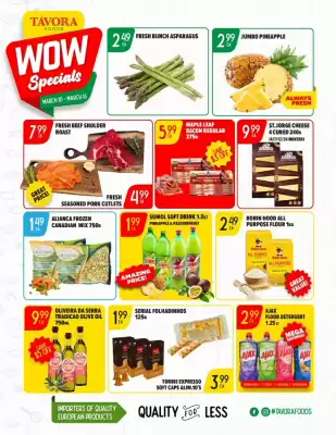 Tavora Foods flyer (valid until 16-03)