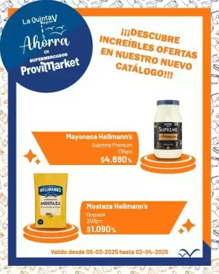 Catálogo Provimarket (válido hasta 2-04)